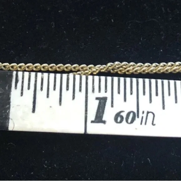 102 Avon Gold Necklace and Earring with Green Accent Set - Picture 5 of 5